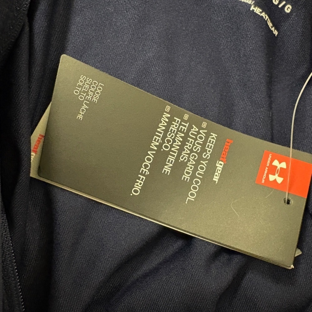 Under Armour Women's Navy and Gray Long Sleeve Top - Picture 3 of 5